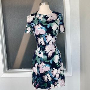 Floral short sleeve dress WITH POCKETS
